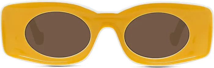 Loewe Paula's Ibiza 49mm Small Rectangular Sunglasses | Nordstrom | Nordstrom