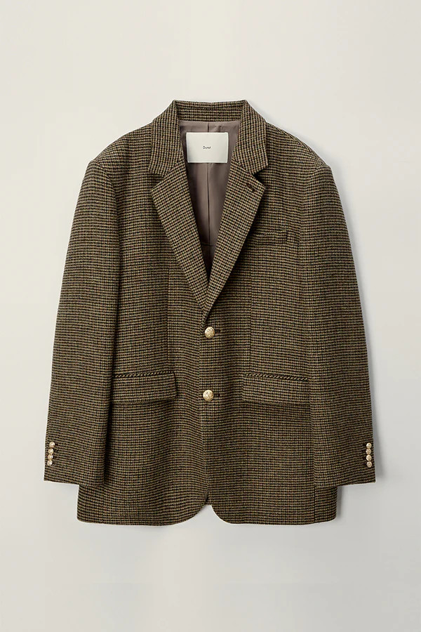 UNISEX CLASSIC 2 BUTTON WOOL BLAZER | Pipe and Row