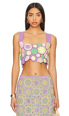 Tanit Crop Top
                    
                    Agua Bendita | Revolve Clothing (Global)