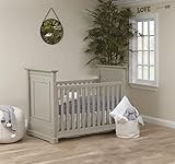 Baby Cache Cape Cod 3 in 1 Convertible Island Baby Crib in Light Grey | Amazon (US)