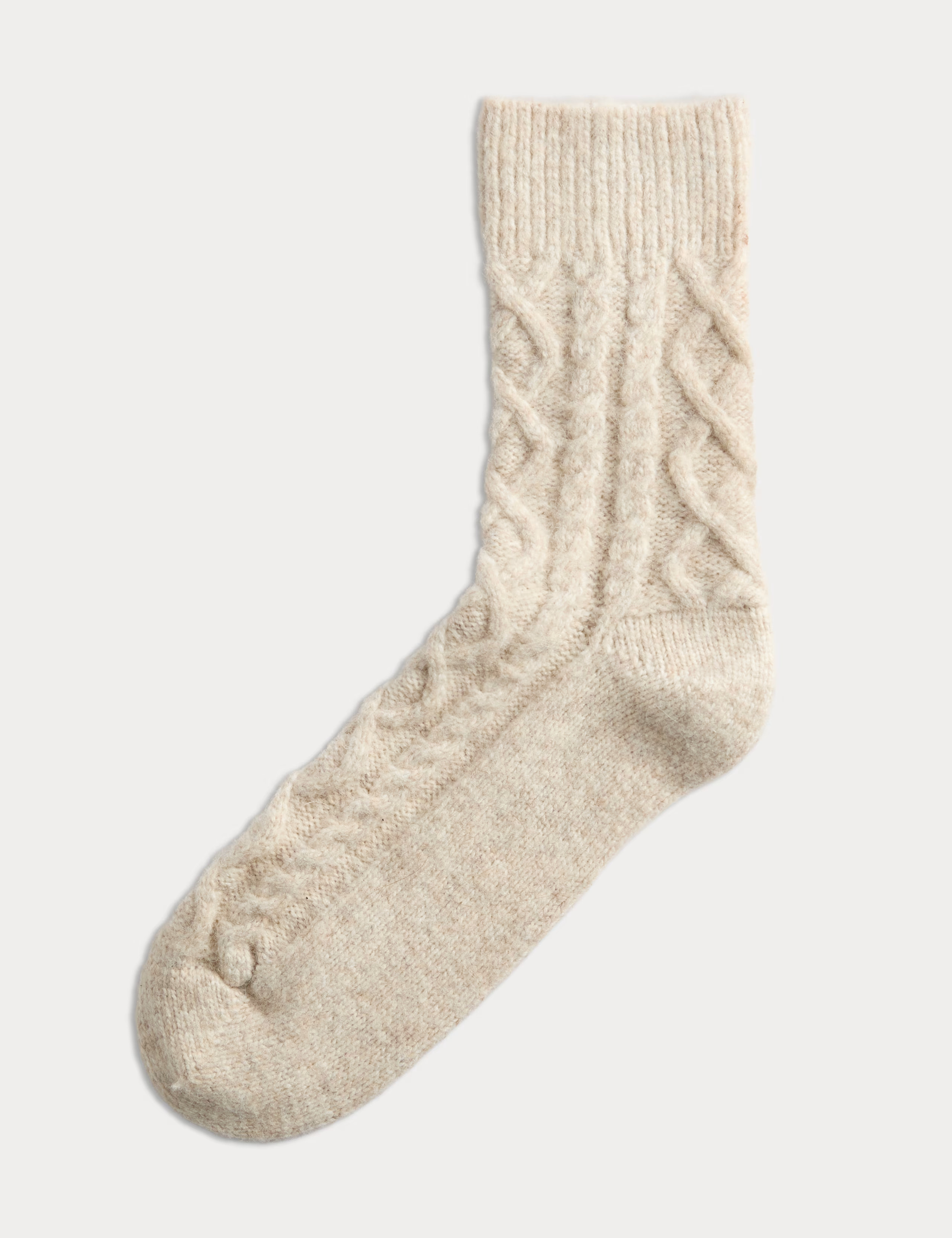 Cable Knit Ankle High Socks | Marks & Spencer (UK)