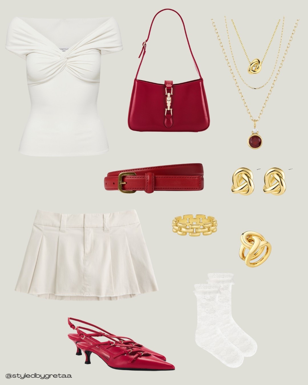 Red accent accessories & gold jewelry for a perfect springtime outfit  ❤️✨

#LTKSeasonal #LTKSpringSale #LTKStyleTip