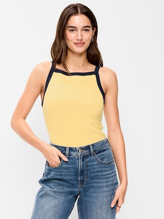 Snug Apron-Neck Tank Top | Old Navy (US)