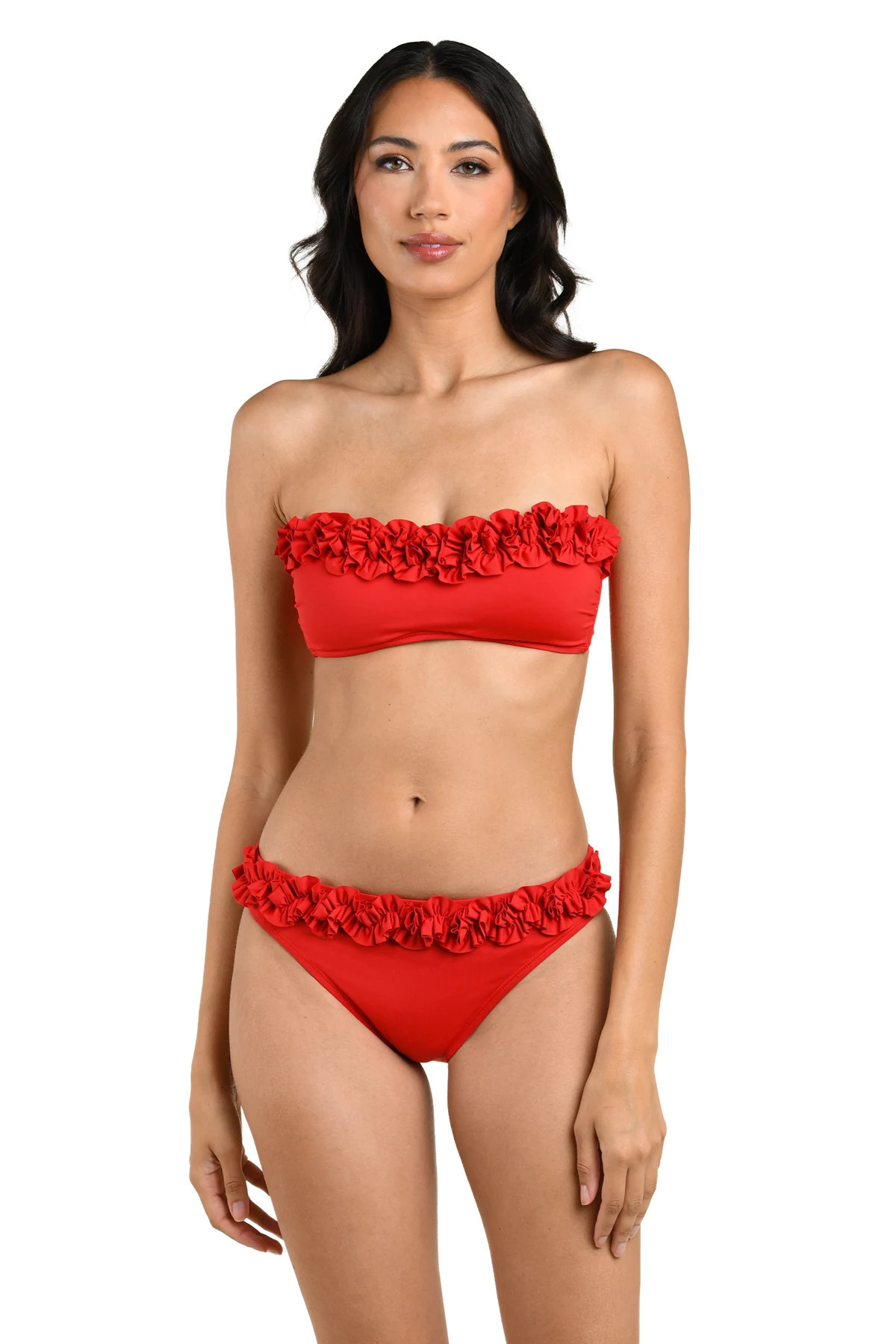 Ruffle Bandeau Bikini Top | Everything But Water