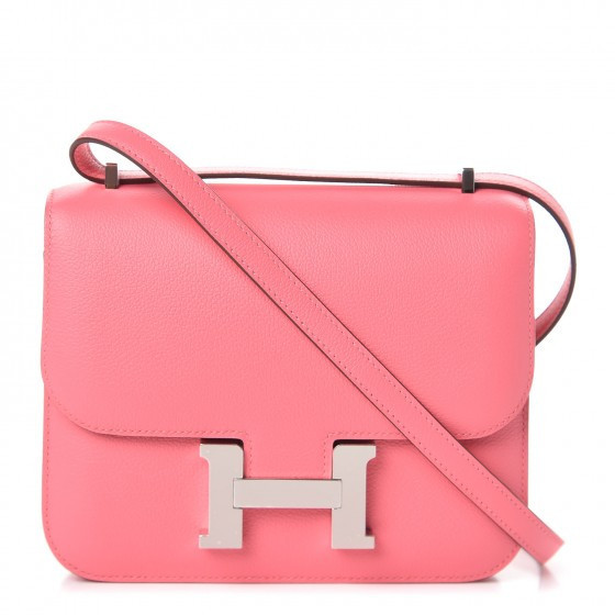 HERMES Evercolor Constance 18 Rose Azalee | Fashionphile
