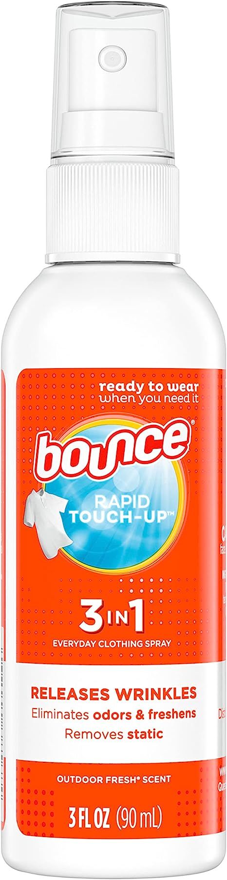 Bounce Rapid Touch-Up 3-In-1 Wrinkle Release Spray 3 oz | Amazon (US)