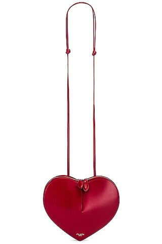 ALAÏA Le Coeur Shoulder Bag in Laque | FWRD | FWRD 