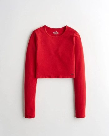 Crop Baby Tee | Hollister (US)