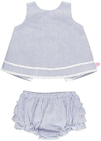RuffleButts Baby/Toddler Girls Swing - Top & Bloomer Set Baby Girl Outfit | Amazon (US)