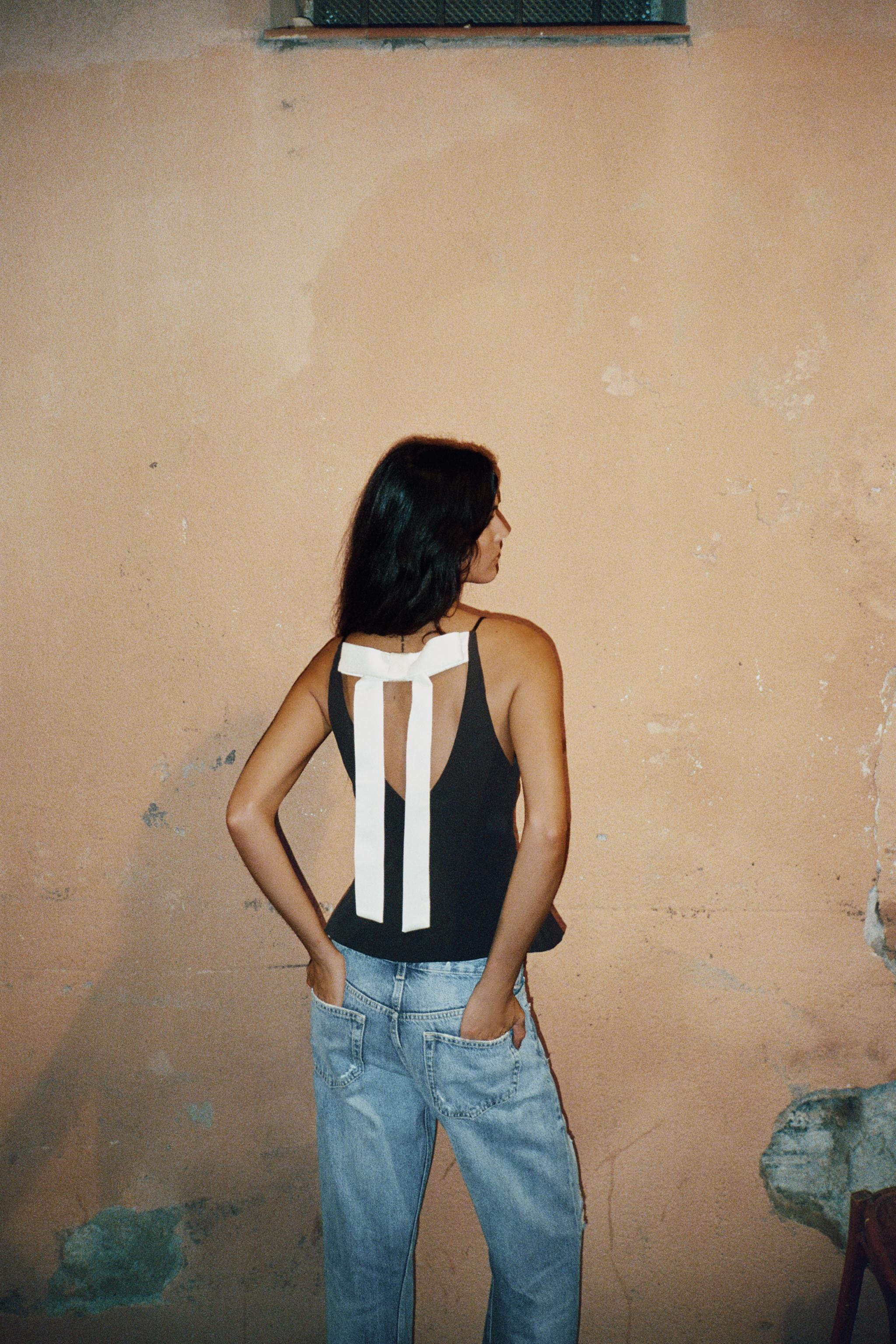 BACK TIE TOP | Zara US