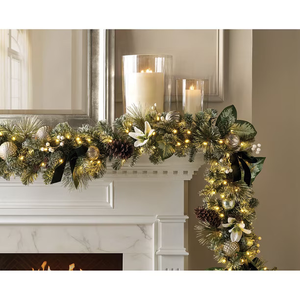 Member's Mark 9' Pre-Lit Decorated Garland | Sam's Club
