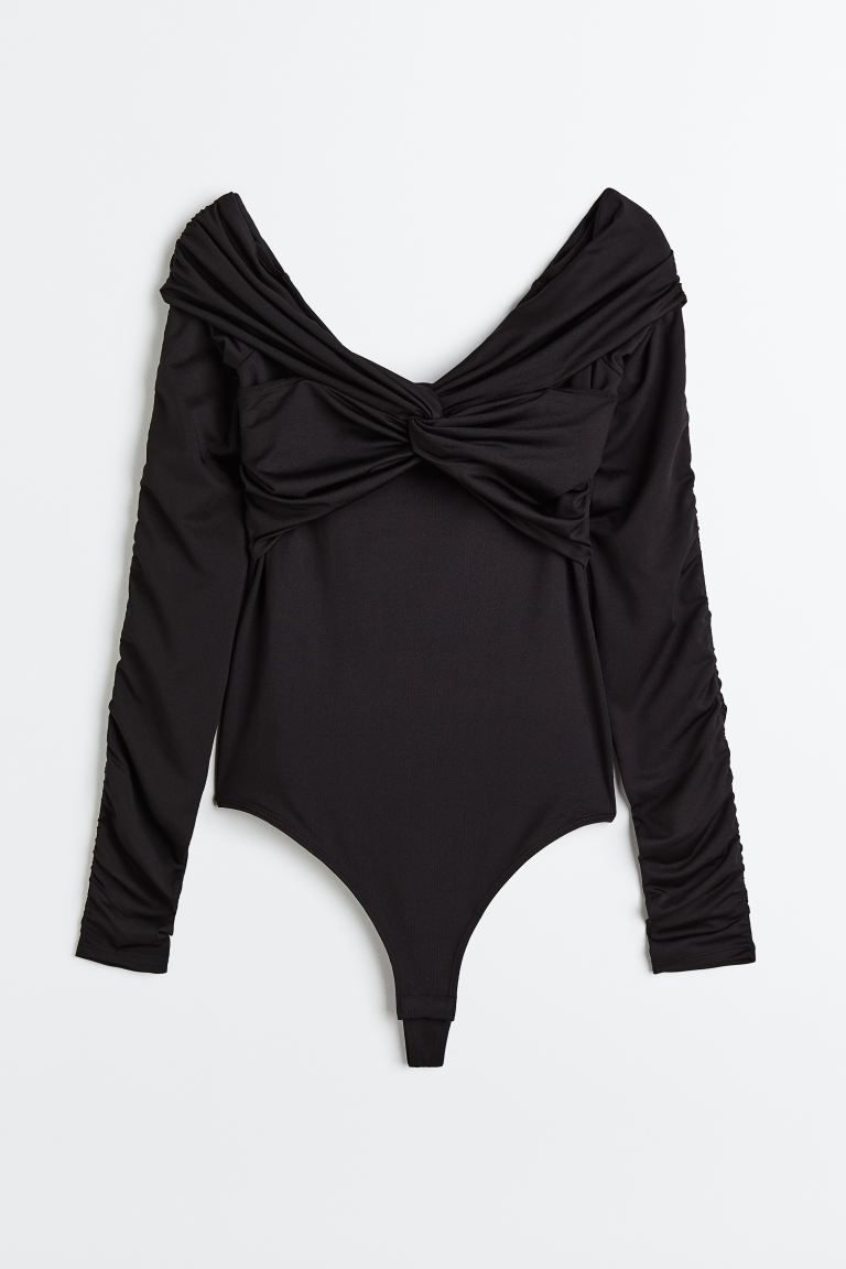 Off-the-shoulder thong body | H&M (UK, MY, IN, SG, PH, TW, HK)