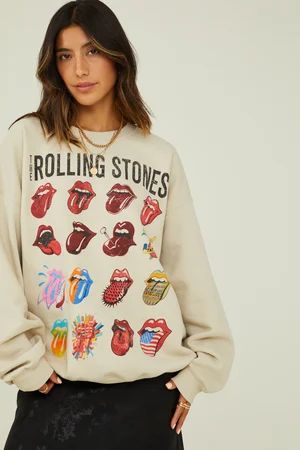 Rolling Stones Oversized Sweatshirt | Altar'd State