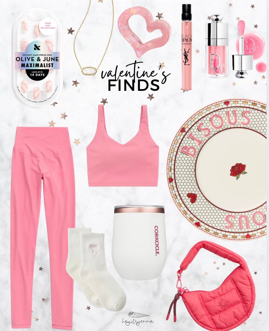Pink girlie things and Valentine’s Day gift ideas, airy leggings, and Sephora picks for this winter, love and all the vibes