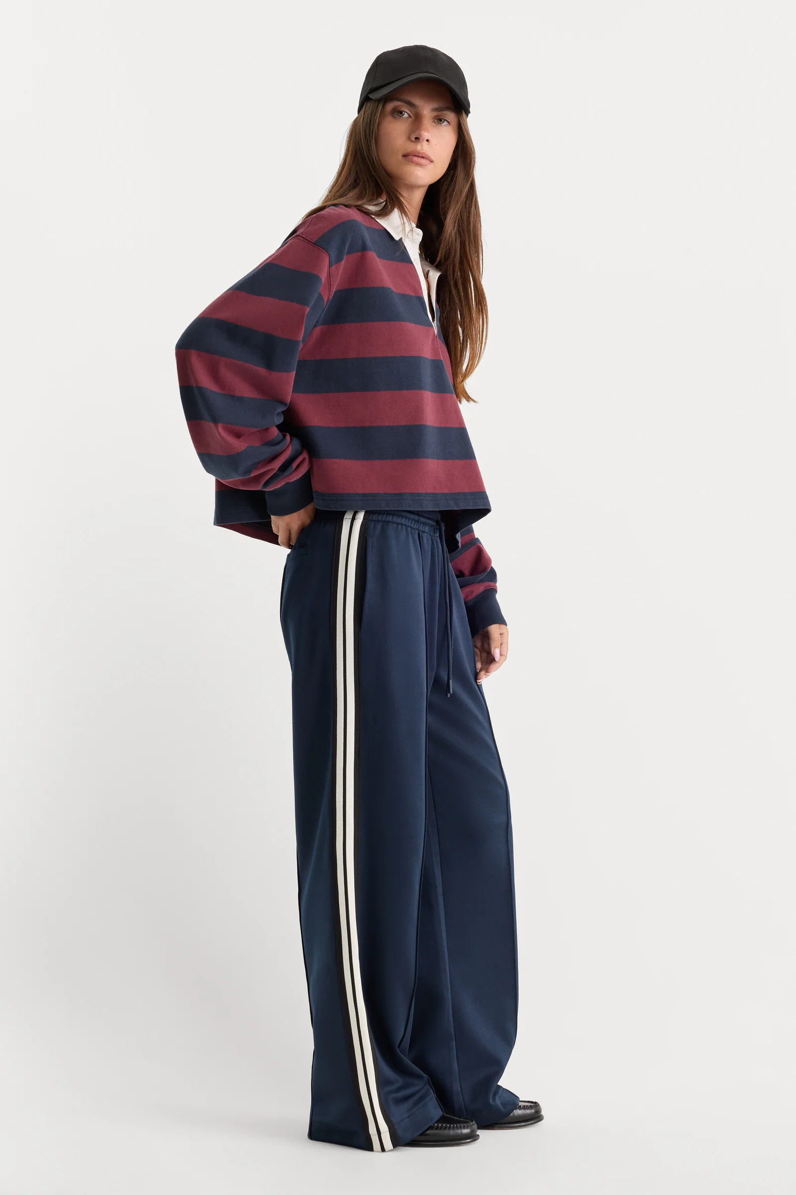 THE TRACK PANT | NEW NAVY | Good American