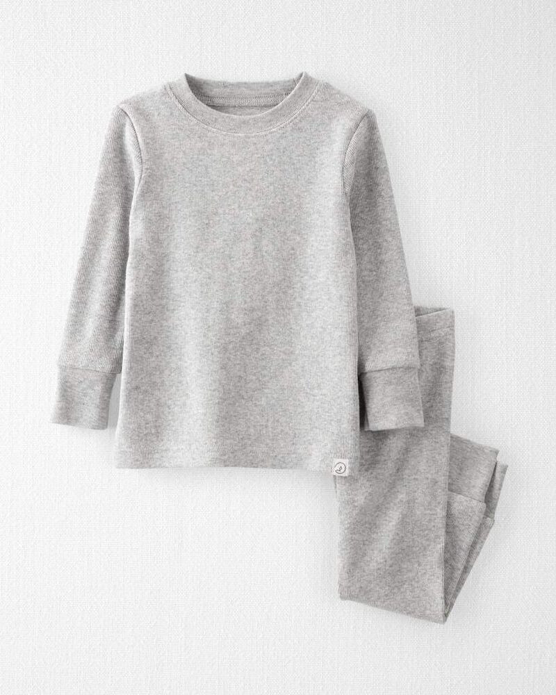 Baby Organic Cotton Ribbed 2-Piece Pajamas Set | Carter's