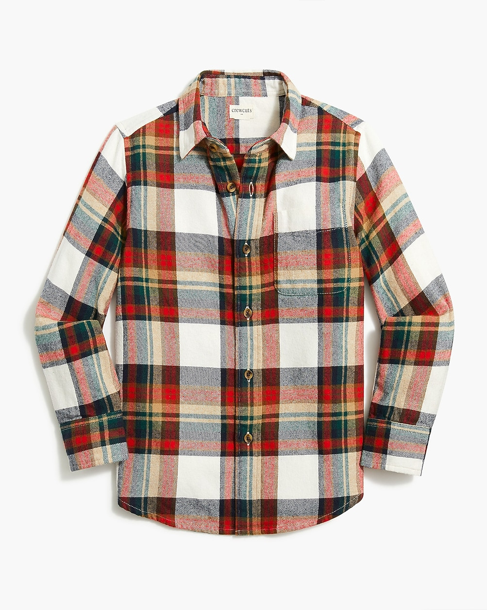 Boys' button-up flannel shirt | J.Crew Factory