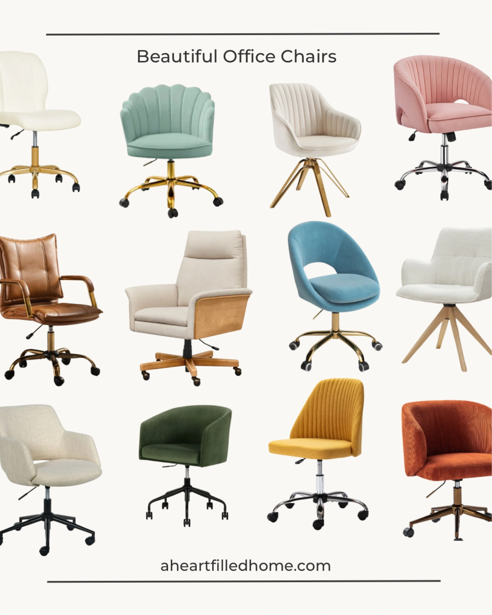 Beautiful office chairs for a beautiful office! 

#LTKHome #LTKFindsUnder100