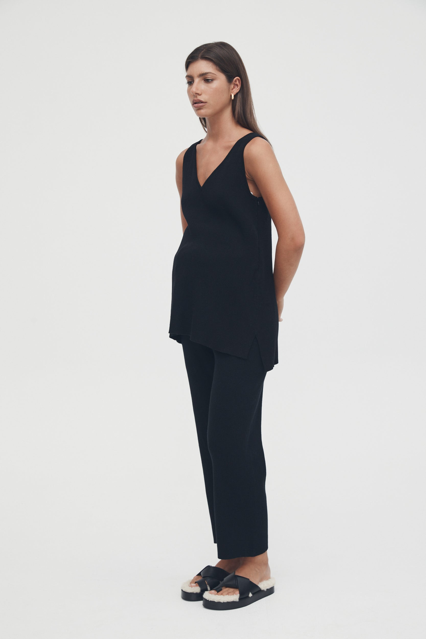 Knit Pant (Black) | Legoe Heritage Maternity