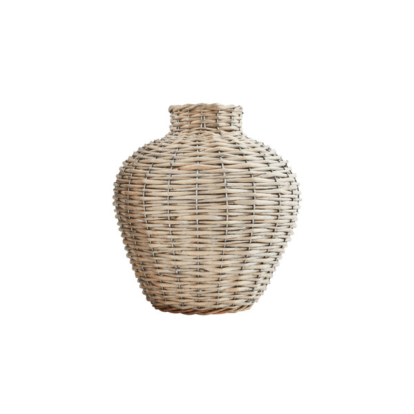 Small Woven Willow Vase | Mud Pie