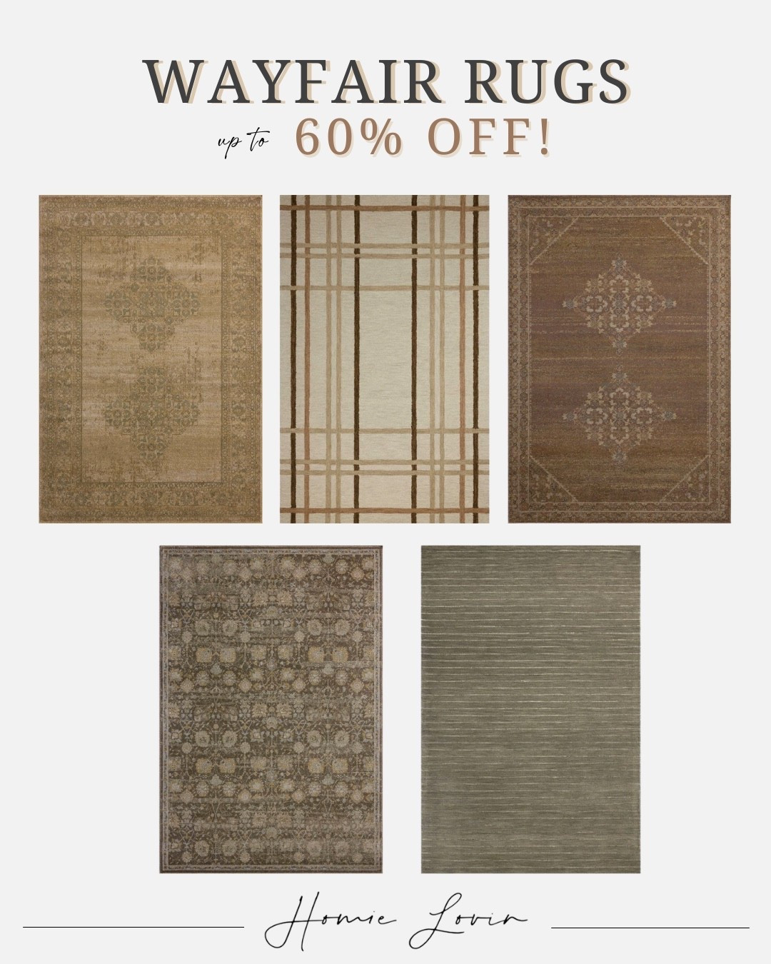 Wayfair Rugs Up to 60% off right now!

furniture, home decor, interior design, area rug #Wayfair 

#LTKSaleAlert #LTKHome