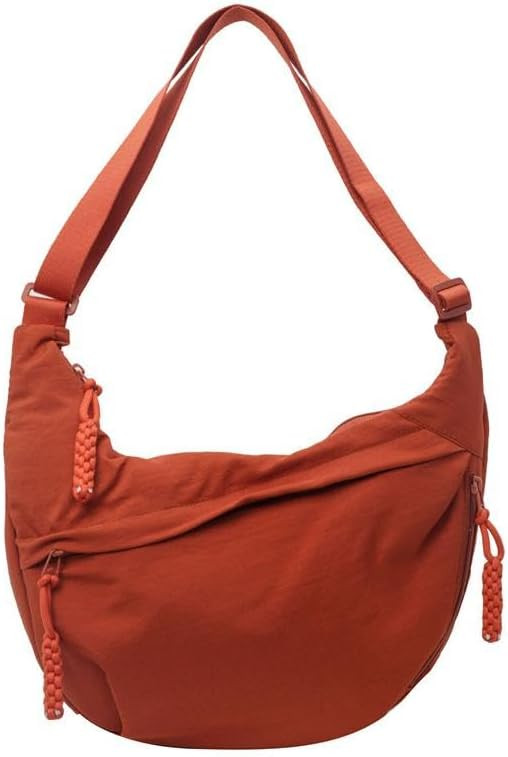 Nylon Crescent Crossbody Bag for Women Shoulder Tote Handbag Casual Sling Bag Dumpling Purse Bag ... | Amazon (US)