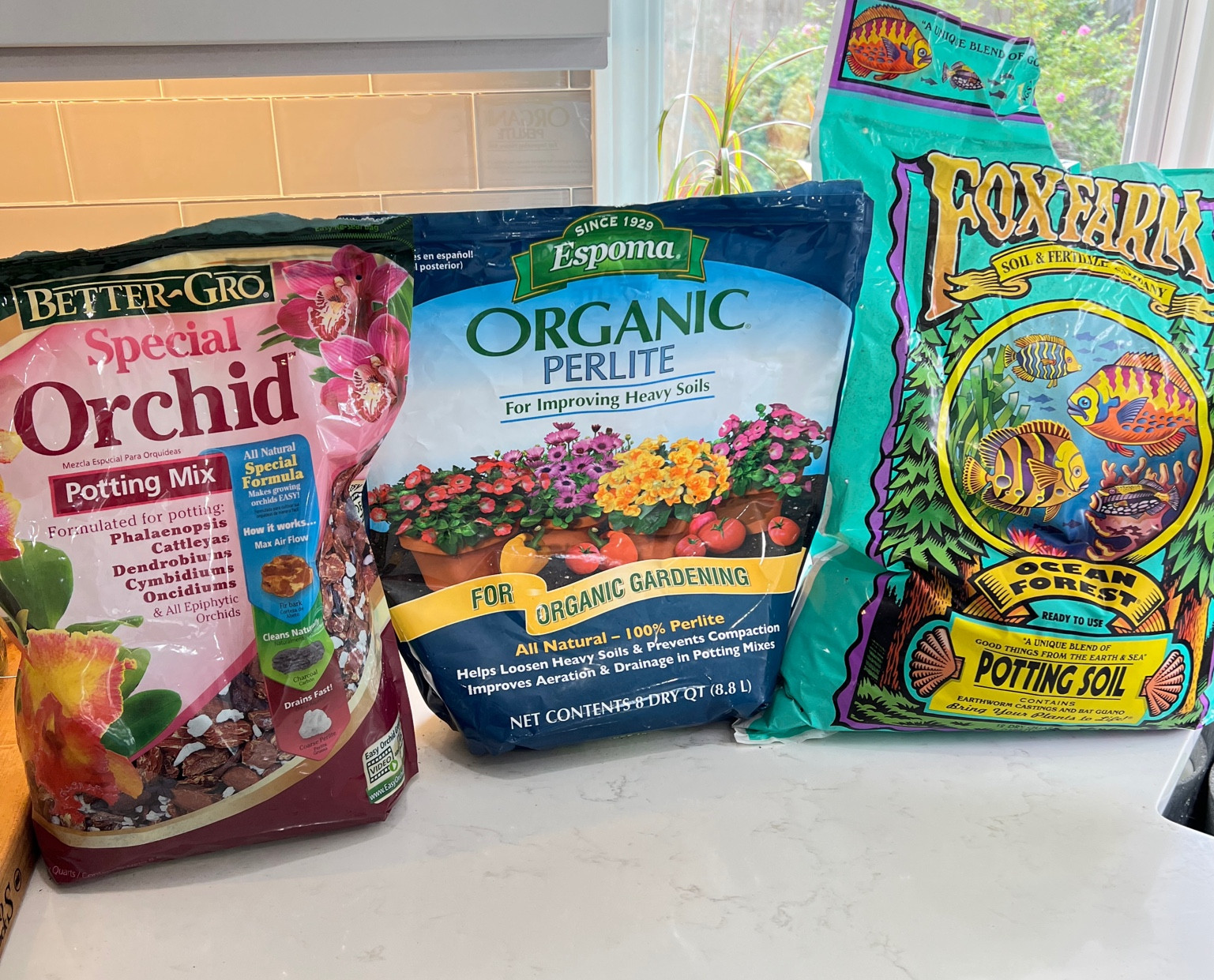 My potting soil trifecta. This is the perfect blend for just about any houseplants. It provided adequate nutrients with natural fertilizers like earthworm castings and bat guano, provides aeration, and proper drainage. This helps prevent root rot. Not having properly draining and aerated, nutrient rich soil is the fastest way to kill a plant. 

I mix it in equal parts and keep it in a 5 gallon bucket. 

#LTKFindsUnder100 #LTKSeasonal #LTKHome