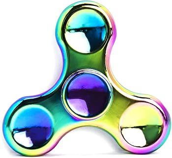 Rainbow Anti-Anxiety Fidget Spinner [Metal Fidget Spinner] Figit Hand Toy for Relieving Boredom A... | Amazon (US)