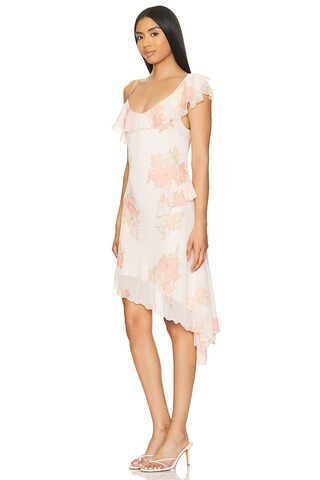 Free People x REVOLVE Alma Midi Dress in Ballet Combo from Revolve.com | Revolve Clothing (Global)