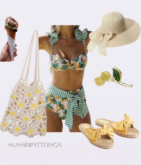 Europe outfit, spring break outfit, women’s bikini, beach outfit, vacation outfit, beach accessories 

#LTKtravel #LTKswim #LTKeurope