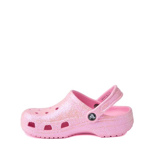 Crocs Classic Glitter Clog - Little Kid / Big Kid - Flamingo Pink | Journeys