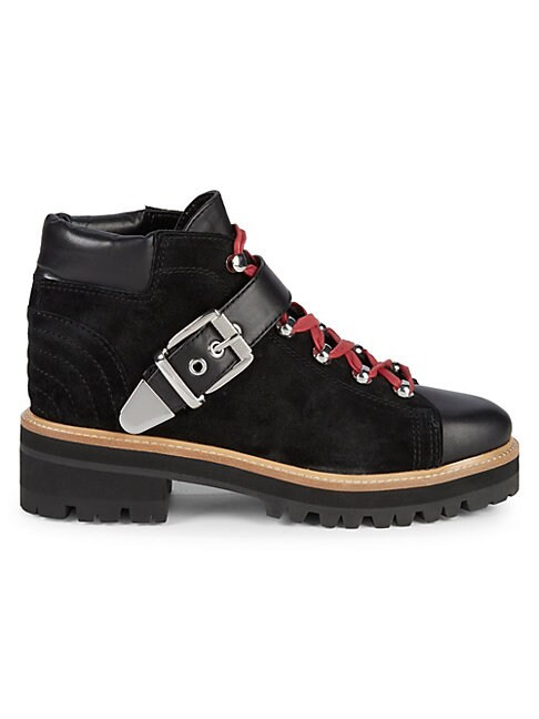 Indre Leather & Suede Platform Booties | Saks Fifth Avenue OFF 5TH