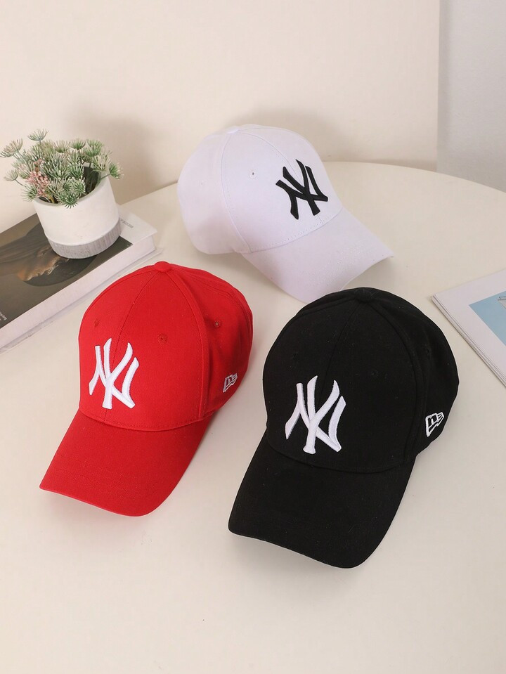 MLB New York Yankees Baseball Team Fashionable NY Embroidered Hard Top Adjustable Outdoor Sun Pro... | SHEIN