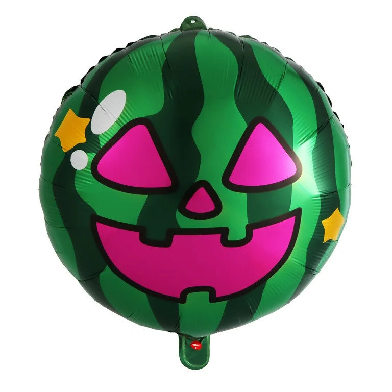17.5" Foil Balloon Melon, Summer Frights Party Decoration, by Way to Celebrate, Green | Walmart (US)