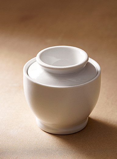 Porcelain French butter dish | Simons