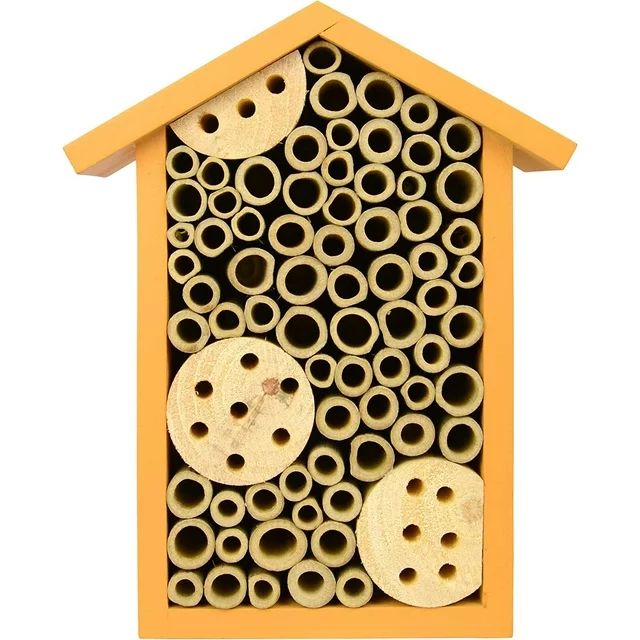 Nature's Way Bird Products 066559 PWH1-A Bee House, Yellow | Walmart (US)