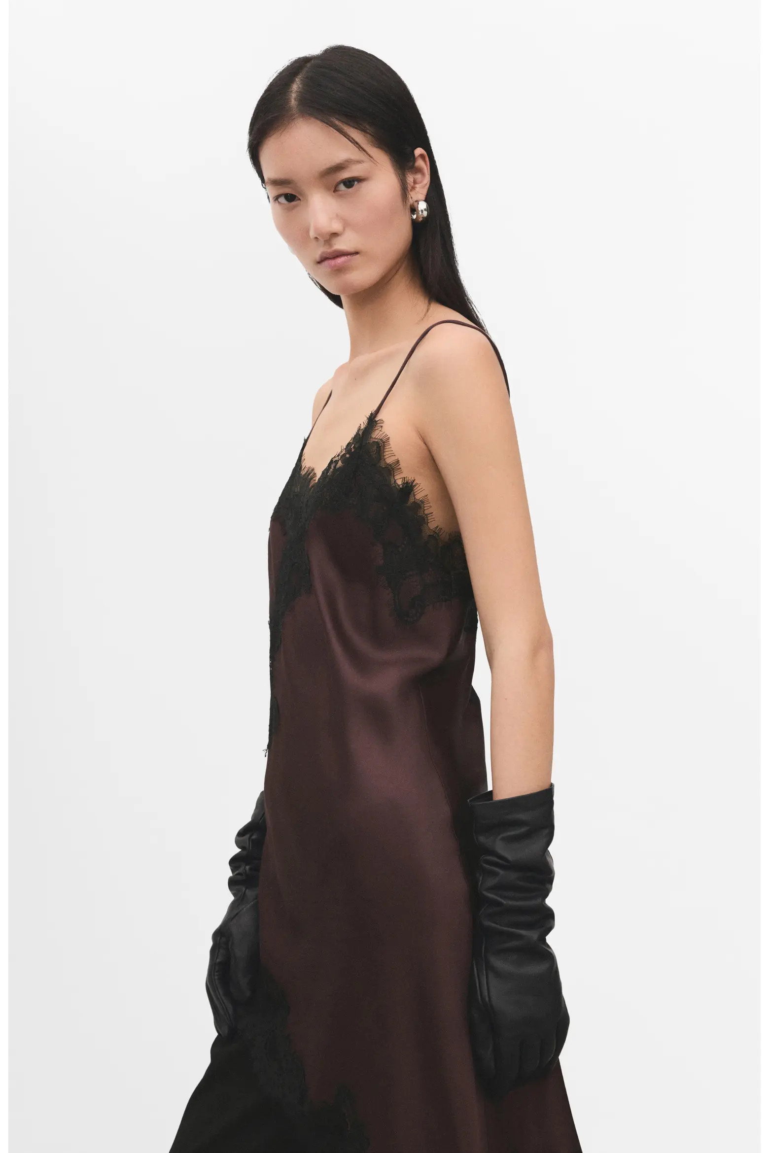 Lace Asymmetric Camisole Dress (Women) | Nordstrom | Nordstrom