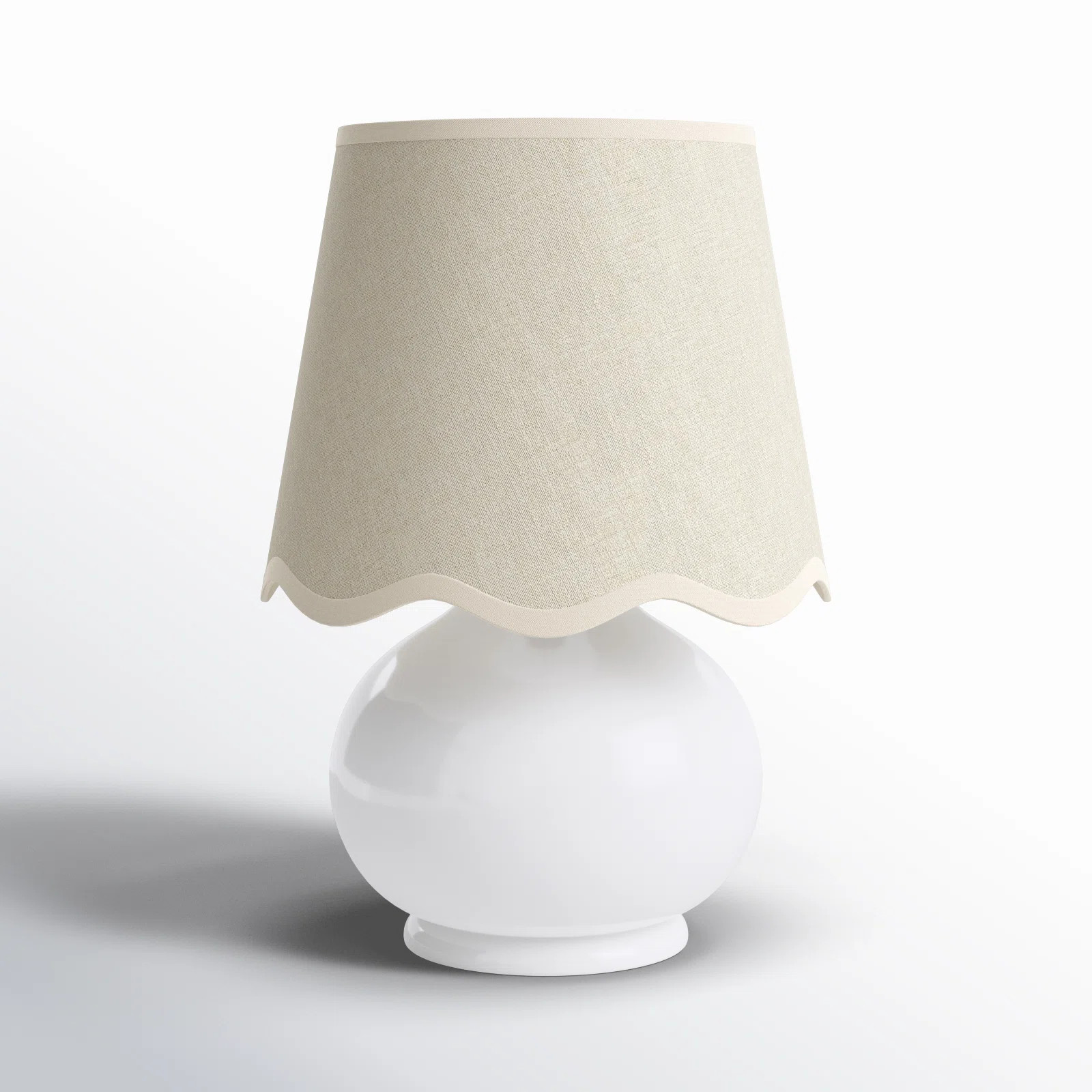 Birch Lane™ Momsen Coloured Scallop Shade Lamp & Reviews | Wayfair | Wayfair North America