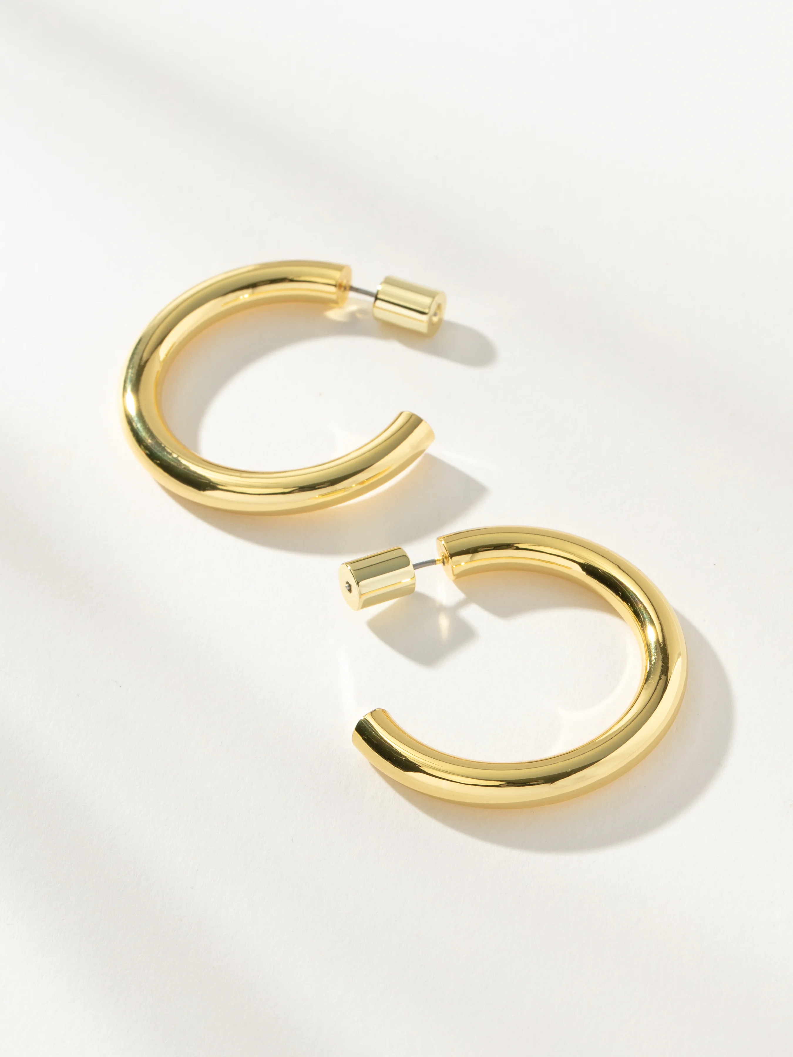 Effortless Tube Hoop Earrings | Uncommon James