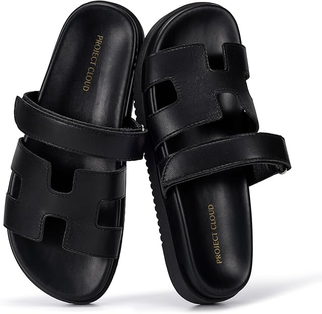 Project Cloud 100% Genuine Leather Sandals for Women Footwear - Stylish Womens Sandals with Plush... | Amazon (US)