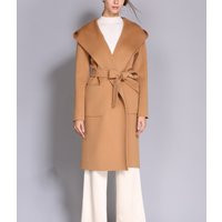 Wool Hooded Coat, Hand-Made Women Winter Wool Vintage Classic Fashion Camel Coat | Etsy (US)