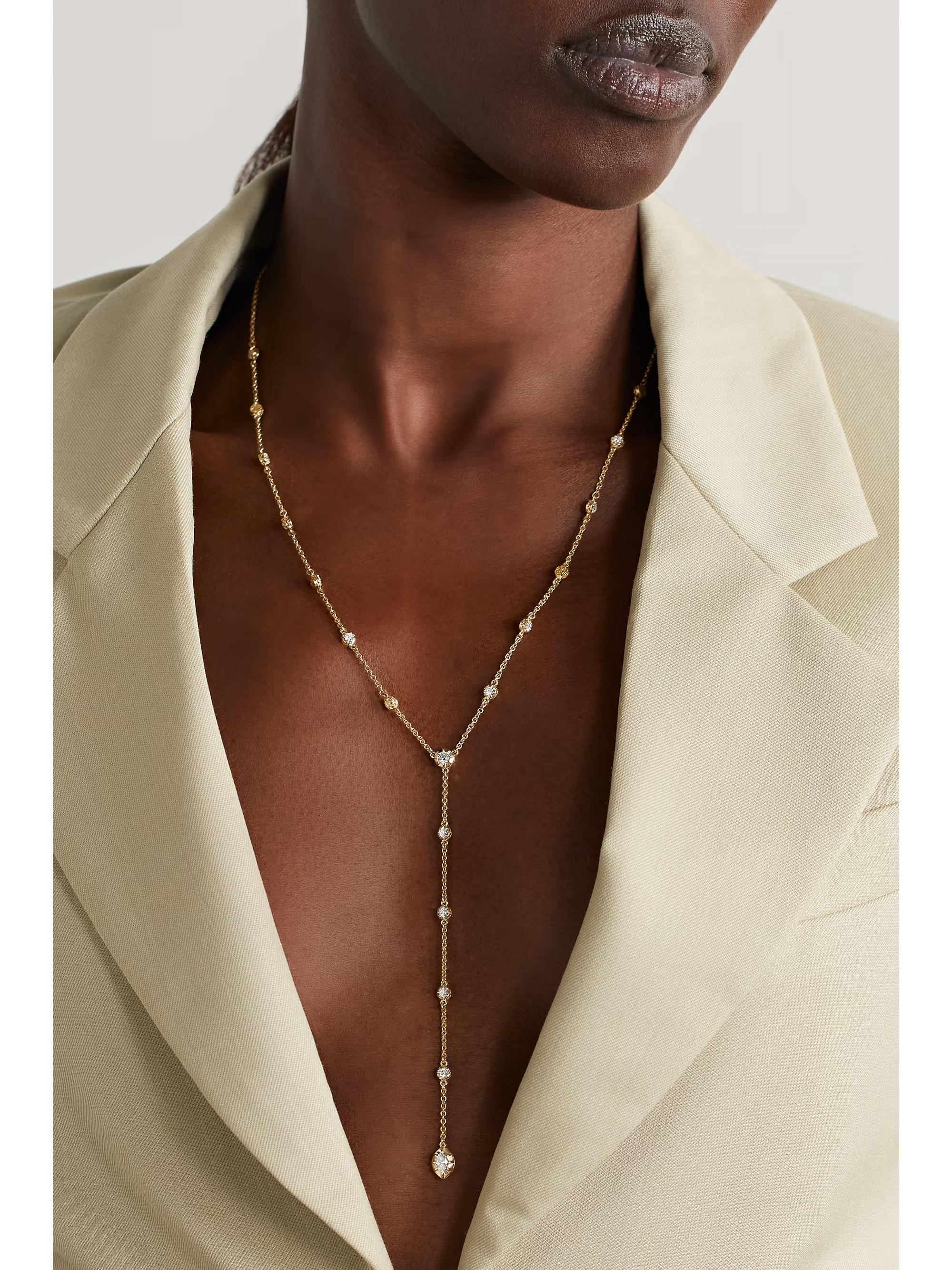 Sophia 14-karat gold diamond necklace | NET-A-PORTER (US)