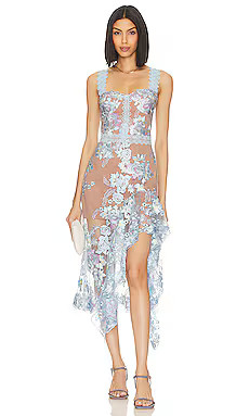 Bronx and Banco x REVOLVE Eva Midi Dress in Powder Blue from Revolve.com | Revolve Clothing (Global)