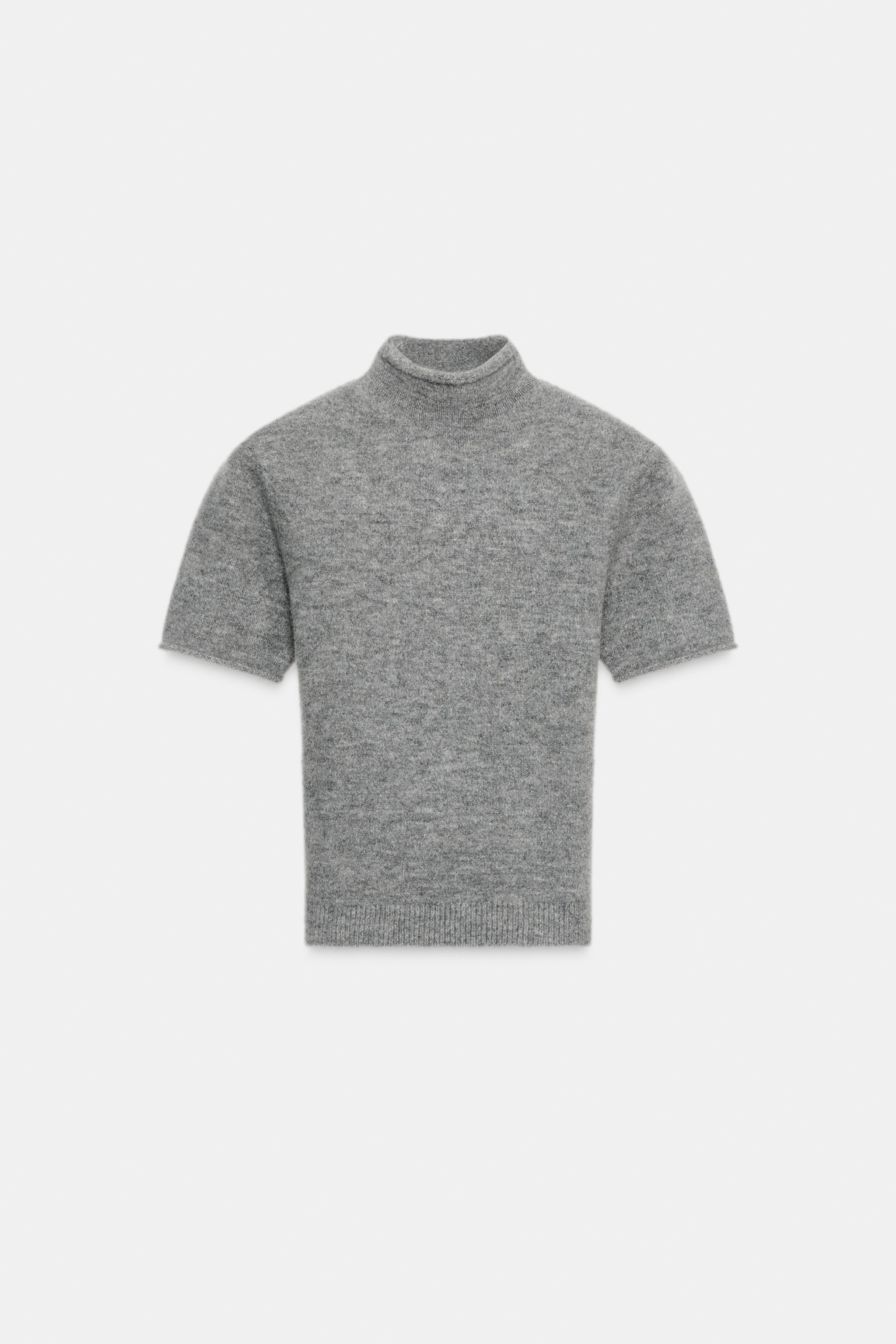 SOFT KNIT SHORT SLEEVE JUMPER | Zara UK