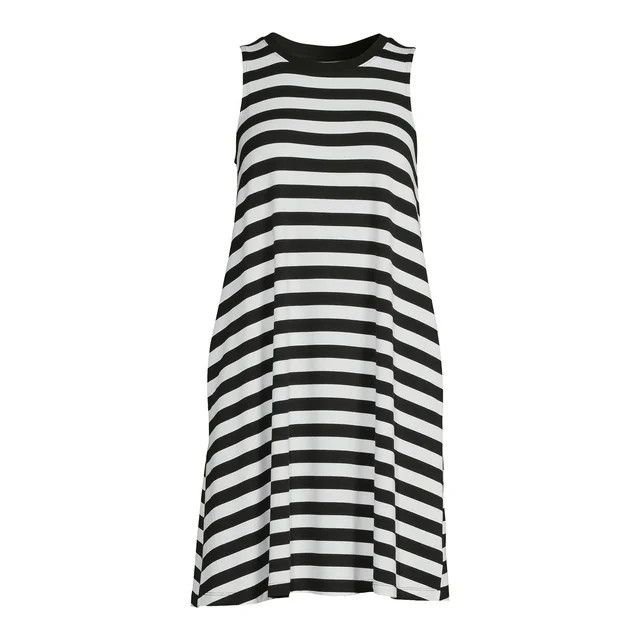 Time and Tru Women's Sleeveless Knit Dress, Sizes XS-3XL - Walmart.com | Walmart (US)