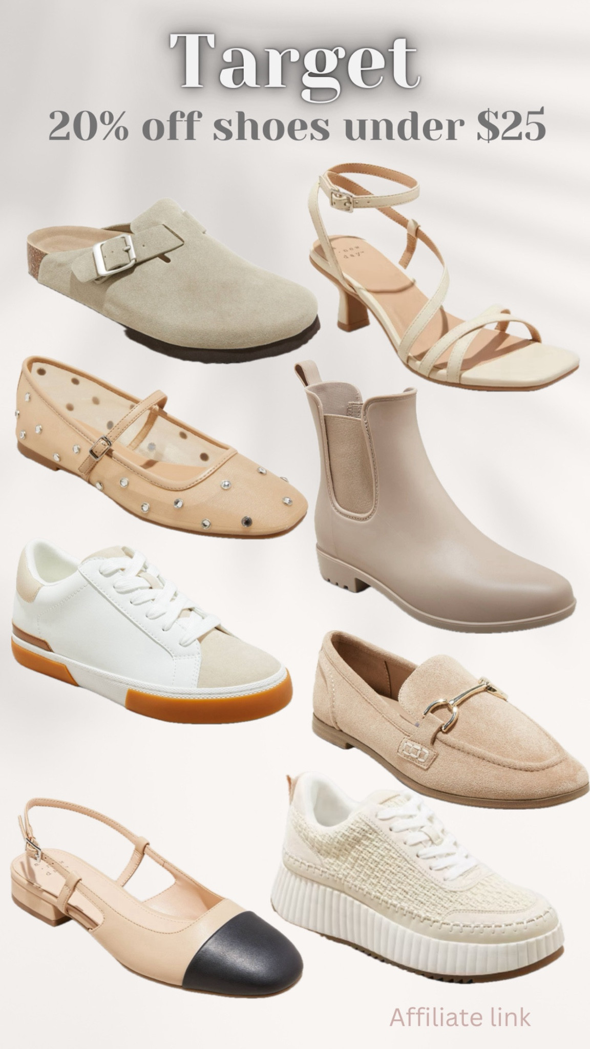 Neutral shoes all 20% off

#LTKFindsUnder50 #LTKShoeCrush #LTKSaleAlert