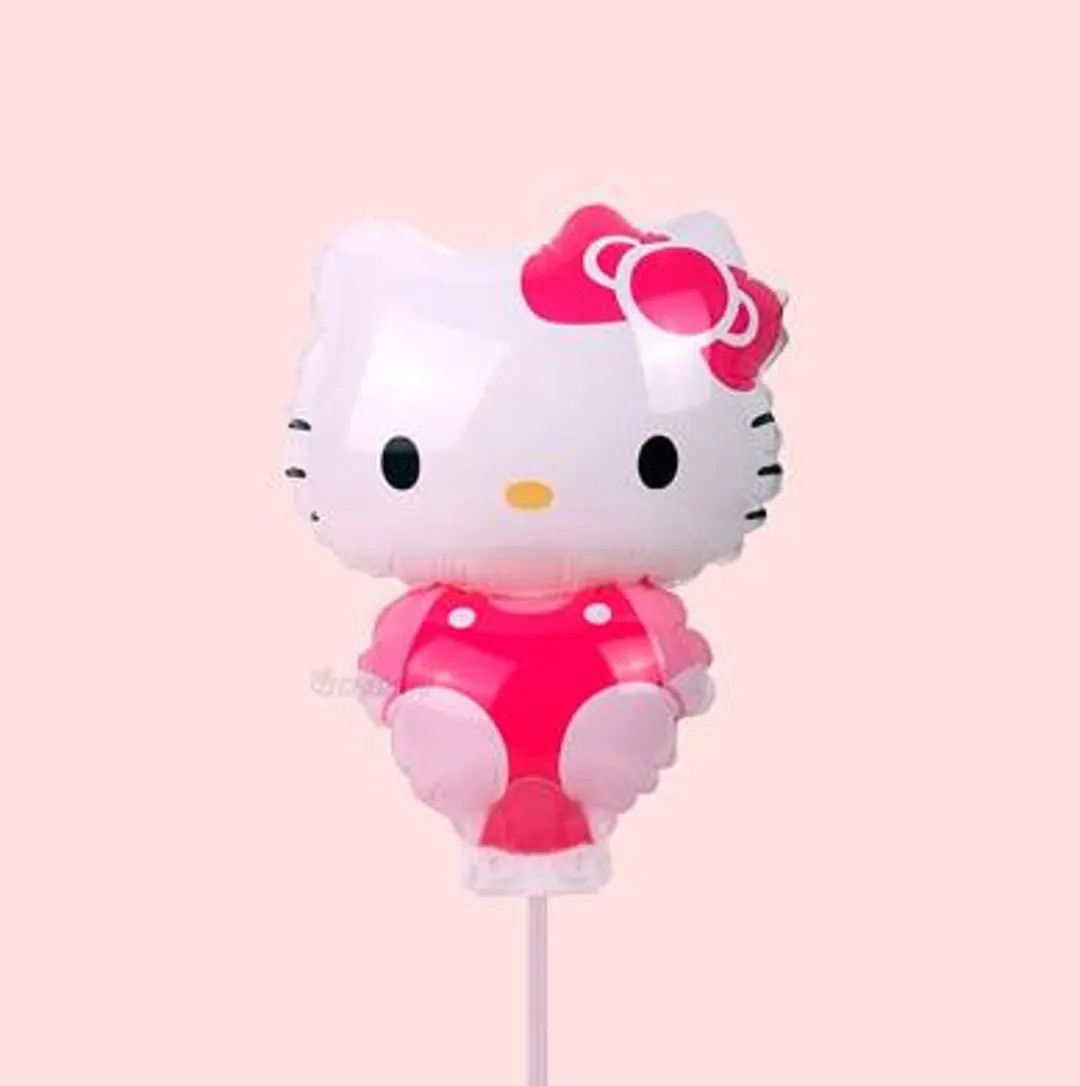 Hello Kitty Balloon for Sanrio Party Supplies for Kids Hello Kitty Stick Balloon - Etsy | Etsy (US)
