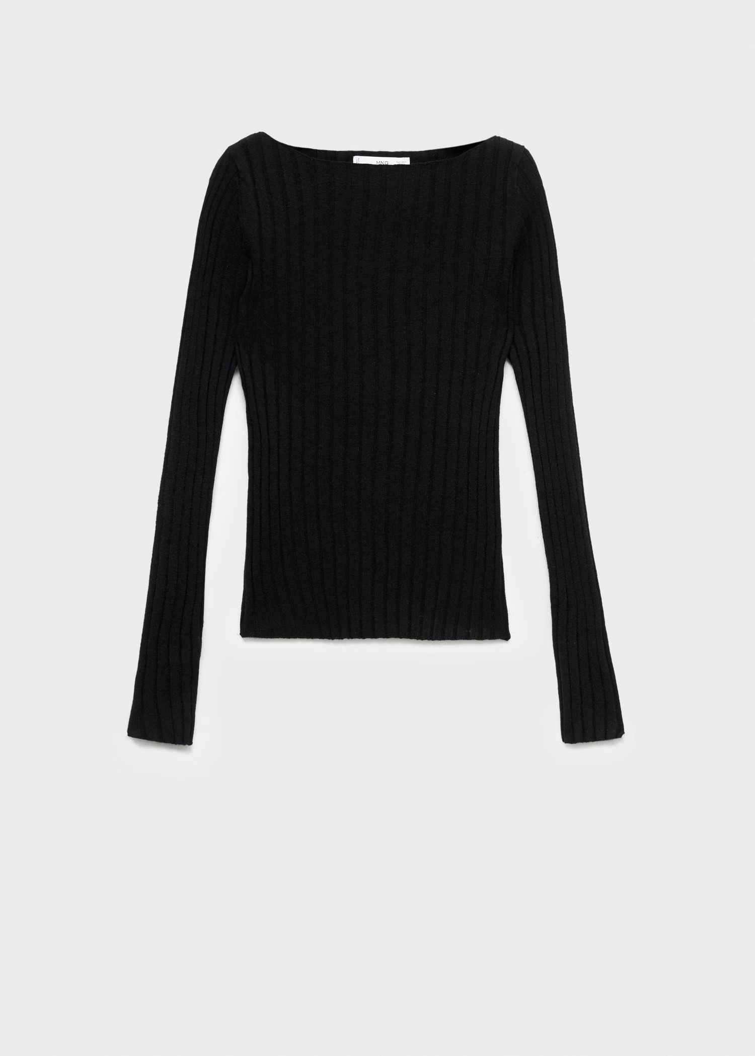 Boat neck ribbed sweater | Mango (US/MX/AU)