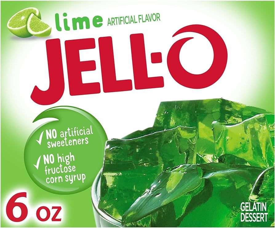 Jello Lime Gelatin 6oz Box | Amazon (US)