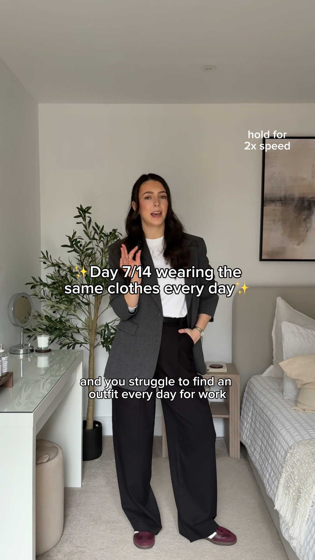 Day 7/14 ✨ If work outfits stress you out, steal this formula: warm base + one polished layer + one practical shoe. It’s comfy enough for the commute, but still looks put-together for the office. Shop the exact look + basics I rely on 🤍 winter work outfit, capsule wardrobe, outfit formula, blazer, wide leg trousers

#LTKootd #LTKgrwm #LTKWorkwear